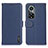 Custodia Portafoglio In Pelle Cover con Supporto B01H per Huawei Nova 9 Pro Blu