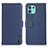 Custodia Portafoglio In Pelle Cover con Supporto B01H per Motorola Moto Edge 20 Lite 5G Blu