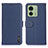 Custodia Portafoglio In Pelle Cover con Supporto B01H per Motorola Moto Edge (2023) 5G Blu