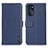 Custodia Portafoglio In Pelle Cover con Supporto B01H per Motorola Moto G 5G (2022) Blu