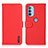 Custodia Portafoglio In Pelle Cover con Supporto B01H per Motorola Moto G31 Rosso