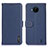 Custodia Portafoglio In Pelle Cover con Supporto B01H per Nokia C20 Plus Blu