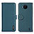 Custodia Portafoglio In Pelle Cover con Supporto B01H per Nokia C20 Plus Verde