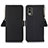 Custodia Portafoglio In Pelle Cover con Supporto B01H per Nokia C210 Nero