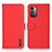 Custodia Portafoglio In Pelle Cover con Supporto B01H per Nokia G11 Rosso