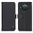 Custodia Portafoglio In Pelle Cover con Supporto B01H per Nokia X20 Nero