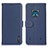 Custodia Portafoglio In Pelle Cover con Supporto B01H per Nokia XR20 Blu