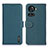 Custodia Portafoglio In Pelle Cover con Supporto B01H per OnePlus 10R 5G Verde