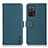 Custodia Portafoglio In Pelle Cover con Supporto B01H per Oppo A53s 5G Verde
