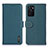 Custodia Portafoglio In Pelle Cover con Supporto B01H per Oppo A55S 5G Verde