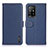 Custodia Portafoglio In Pelle Cover con Supporto B01H per Oppo A94 5G Blu