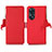 Custodia Portafoglio In Pelle Cover con Supporto B01H per Oppo Reno8 T 4G Rosso