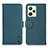 Custodia Portafoglio In Pelle Cover con Supporto B01H per Realme C35 Verde