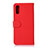 Custodia Portafoglio In Pelle Cover con Supporto B01H per Samsung Galaxy M02 Rosso