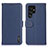 Custodia Portafoglio In Pelle Cover con Supporto B01H per Samsung Galaxy S24 Ultra 5G Blu