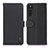 Custodia Portafoglio In Pelle Cover con Supporto B01H per Sony Xperia 10 III Lite Nero