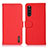 Custodia Portafoglio In Pelle Cover con Supporto B01H per Sony Xperia 10 III Lite Rosso