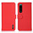 Custodia Portafoglio In Pelle Cover con Supporto B01H per Sony Xperia 5 III SO-53B Rosso
