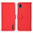 Custodia Portafoglio In Pelle Cover con Supporto B01H per Sony Xperia Ace III SO-53C Rosso