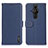 Custodia Portafoglio In Pelle Cover con Supporto B01H per Sony Xperia PRO-I Blu