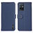 Custodia Portafoglio In Pelle Cover con Supporto B01H per Vivo Y55s 5G Blu