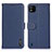 Custodia Portafoglio In Pelle Cover con Supporto B01H per Wiko Y62 Blu