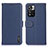 Custodia Portafoglio In Pelle Cover con Supporto B01H per Xiaomi Mi 11i 5G (2022) Blu