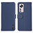 Custodia Portafoglio In Pelle Cover con Supporto B01H per Xiaomi Mi 12 5G Blu