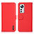 Custodia Portafoglio In Pelle Cover con Supporto B01H per Xiaomi Mi 12 5G Rosso