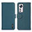 Custodia Portafoglio In Pelle Cover con Supporto B01H per Xiaomi Mi 12 5G Verde