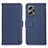 Custodia Portafoglio In Pelle Cover con Supporto B01H per Xiaomi Poco X4 GT 5G Blu