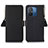 Custodia Portafoglio In Pelle Cover con Supporto B01H per Xiaomi Redmi 12C 4G Nero