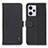 Custodia Portafoglio In Pelle Cover con Supporto B01H per Xiaomi Redmi Note 12 Pro 5G Nero