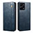 Custodia Portafoglio In Pelle Cover con Supporto B01S per Xiaomi Redmi Note 12 Explorer Blu