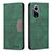 Custodia Portafoglio In Pelle Cover con Supporto B02F per Huawei Honor 50 5G Verde