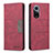 Custodia Portafoglio In Pelle Cover con Supporto B02F per Huawei Nova 9 Rosso