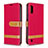 Custodia Portafoglio In Pelle Cover con Supporto B02F per Samsung Galaxy A01 SM-A015