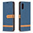 Custodia Portafoglio In Pelle Cover con Supporto B02F per Samsung Galaxy A02