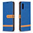 Custodia Portafoglio In Pelle Cover con Supporto B02F per Samsung Galaxy A02