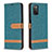 Custodia Portafoglio In Pelle Cover con Supporto B02F per Samsung Galaxy A02s