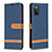 Custodia Portafoglio In Pelle Cover con Supporto B02F per Samsung Galaxy A02s