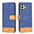 Custodia Portafoglio In Pelle Cover con Supporto B02F per Samsung Galaxy A13 4G