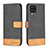 Custodia Portafoglio In Pelle Cover con Supporto B02F per Samsung Galaxy F12