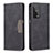 Custodia Portafoglio In Pelle Cover con Supporto B02F per Xiaomi Mi 10T 5G Nero