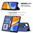Custodia Portafoglio In Pelle Cover con Supporto B02F per Xiaomi POCO C3