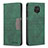 Custodia Portafoglio In Pelle Cover con Supporto B02F per Xiaomi Poco M2 Pro Verde