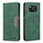 Custodia Portafoglio In Pelle Cover con Supporto B02F per Xiaomi Poco X3 Pro Verde