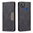 Custodia Portafoglio In Pelle Cover con Supporto B02F per Xiaomi Redmi 9 Activ Nero