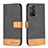 Custodia Portafoglio In Pelle Cover con Supporto B02F per Xiaomi Redmi Note 11 Pro 5G Nero