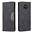 Custodia Portafoglio In Pelle Cover con Supporto B02F per Xiaomi Redmi Note 9 Pro